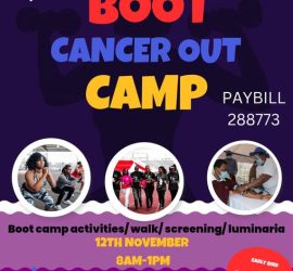 KENCANSA Boot Cancer Out Camp